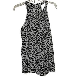 Women’s Torrid White Leopard Challis Goddess Tunic Sz 0 NWT